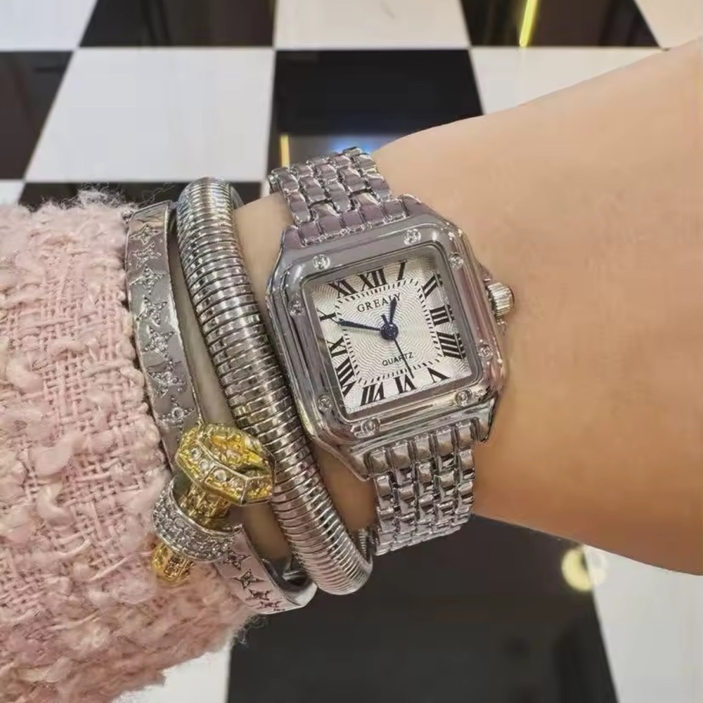 Silver Watch Stainless Steel Jewelry Accessory